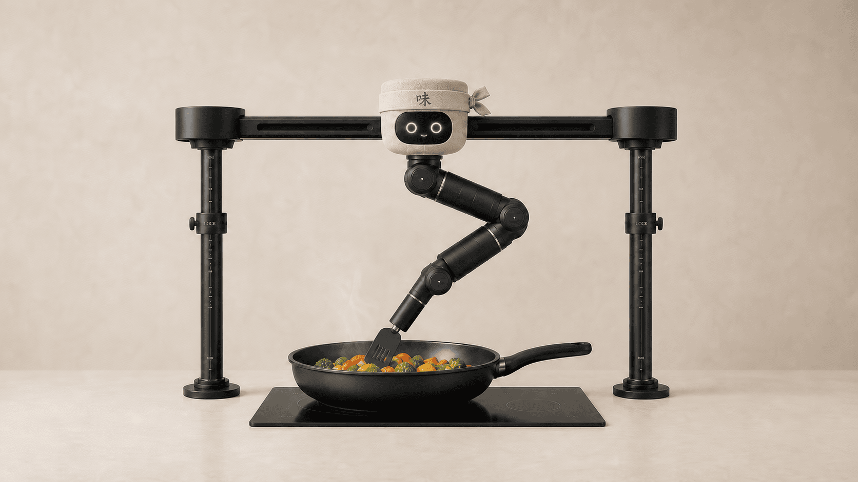Cheffy cooking on a home stove